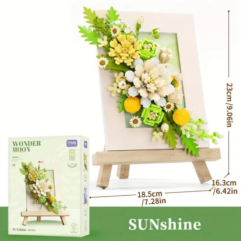 لگو مینی تابلو گل زرد مدل 804234